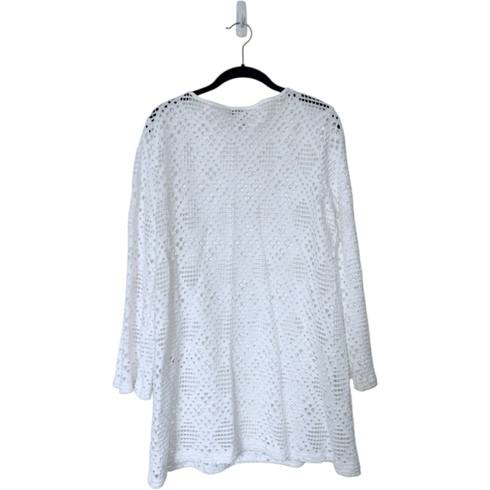 Haute Hippie | Ivory Crochet Swim Cover Dress | M - Picture 2 of 4
